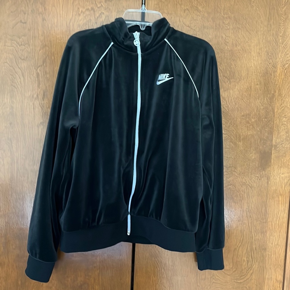 Nike velour zip up